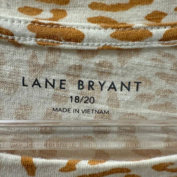 Lane Bryant NWT Leopard Print Long Sleeve Top Women’s Plus Size 18/20 - Picture 3 of 5